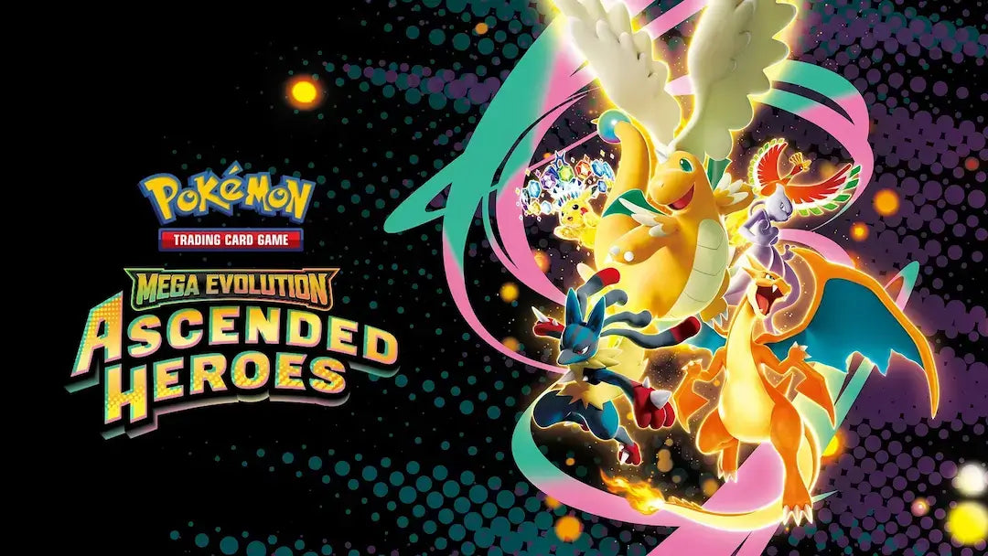 Pokémon TCG Ascended Heroes: Lees alles over deze release. Illustratie van een Mega Evolution-Pokémon.
