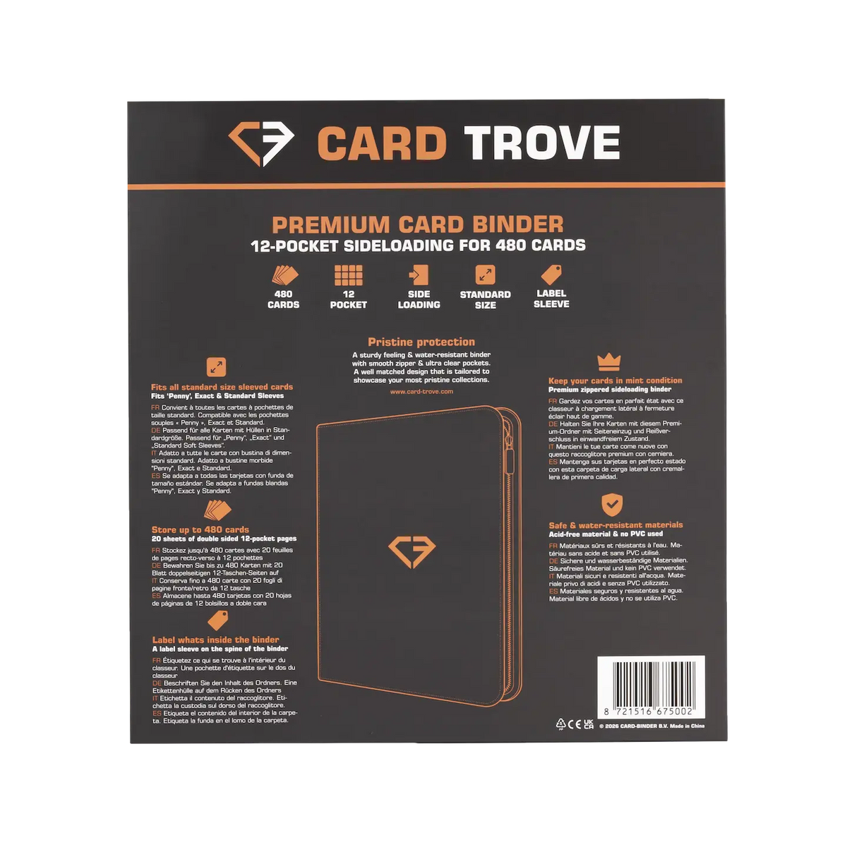 12-Pocket Card Binder