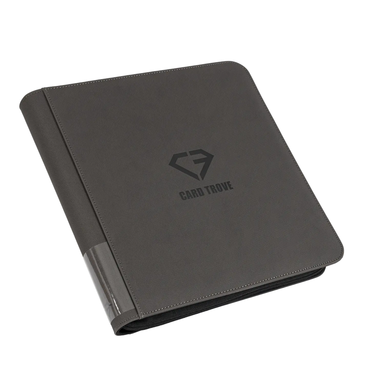 12 Pocket XL Card Binder in sleek black design for storing 720 standard trading cards securely.