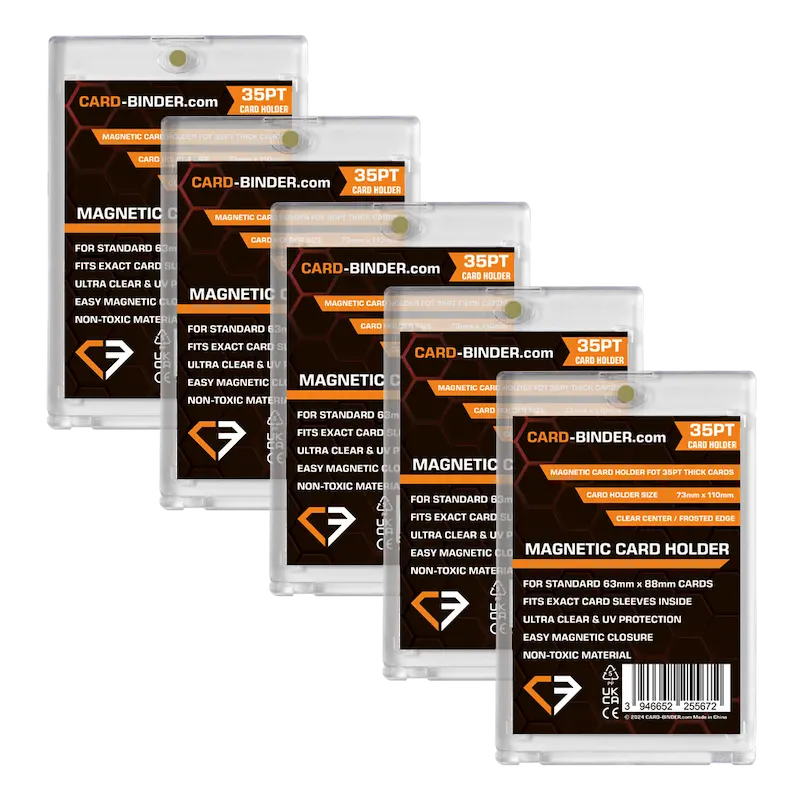 5er-Pack magnetische Kartenhalter