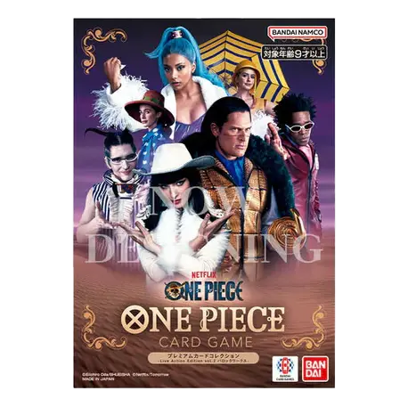Promotional image for the Netflix One Piece card game featuring colorful characters and dynamic poses.