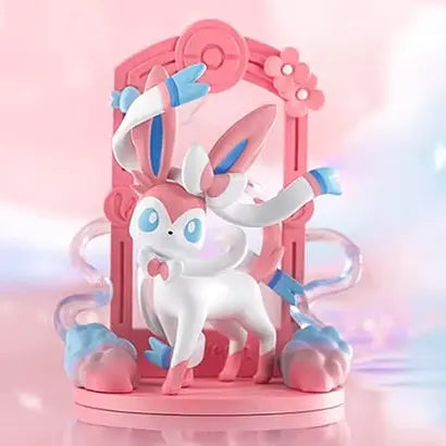 Bunter Pokémon Evoli Blind Box Kartenhalter mit einer niedlichen Feelinara-Figur in verspielter Pose.
