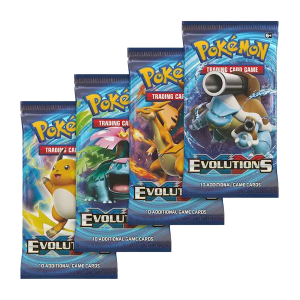 Pokemon XY Evolutions Booster Pack Kunst Set