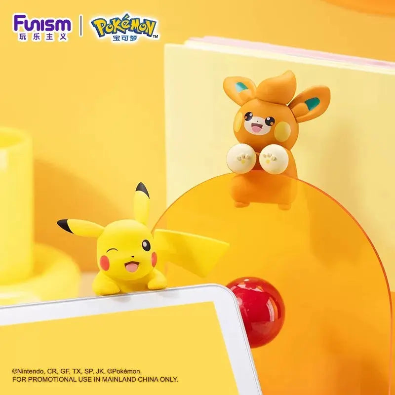 Pikachu and Eevee from Pokémon Hanging Figures, perfect for fans and collectors of Pokémon merchandise.