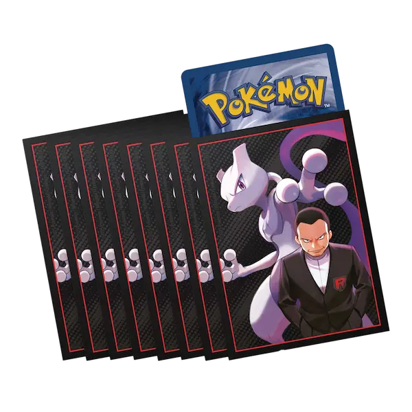 alt
Pokémon Bestrebte Rivalen Elite Trainer Box mit Booster-Packs von Team Rocket und Mewtu.