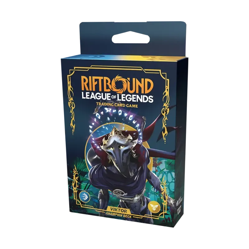 Deck Viktor Origines de la Faille pour le jeu de cartes à collectionner League of Legends, avec le champion Viktor.