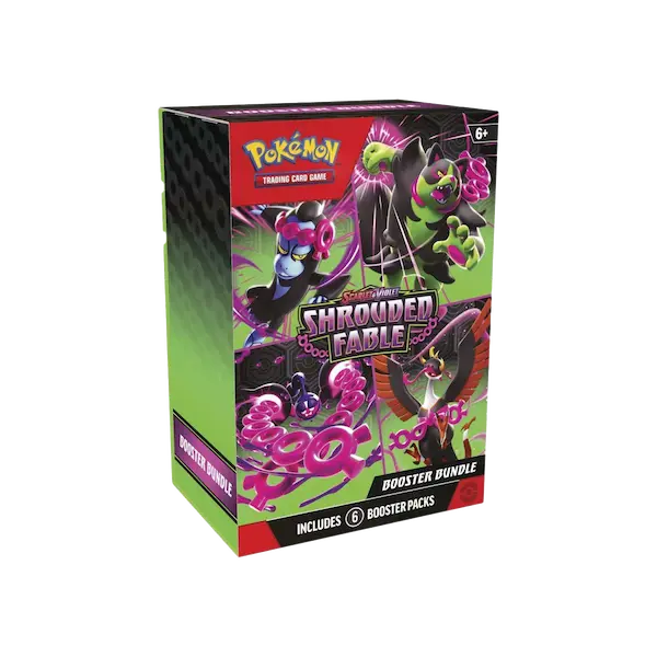 Bundle de boosters Pokémon Fable Ombrageuse comprenant 6 boosters du set SV06.5.