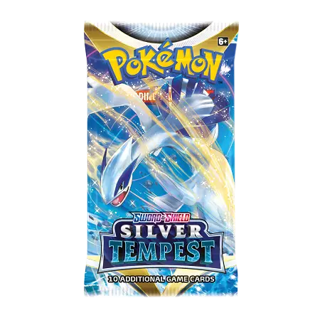 Pokemon Sword & Shield Silver Tempest Booster Pack Art 2