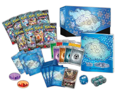 Contenu de la boîte dresseur d'élite Pokémon Couronne Stellaire