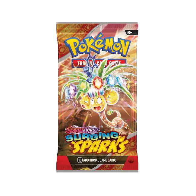 Pokemon Scarlet & Violet Surging Sparks Booster Pack Art 3