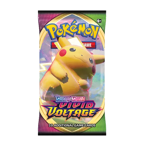 Pokemon Schwert & Schild Vivid Voltage Booster Pack Art 1