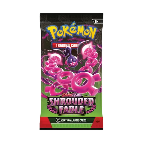 Booster Pokémon Fable Obscure SV06 avec des designs éclatants et 10 cartes de jeu supplémentaires.