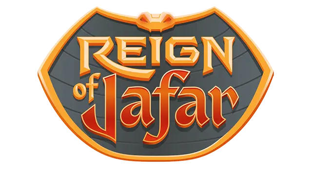 Logo pour le Set 8 : Règne de Jafar du jeu de cartes à collectionner Disney Lorcana.