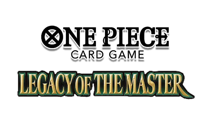 Logo of One Piece Card Game from the OP-12 Legacy of the Master collection.