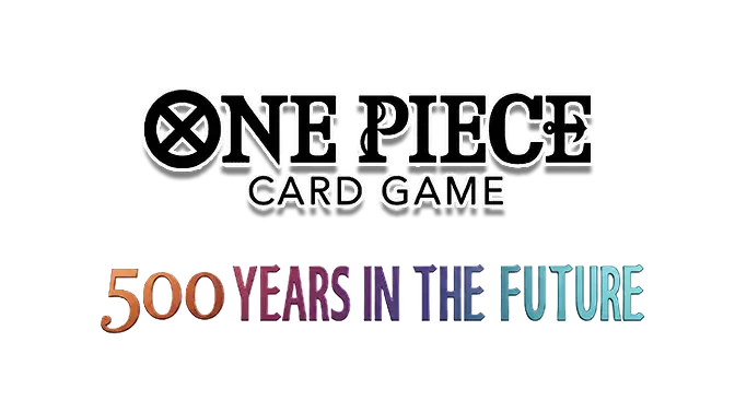 Logo of the One Piece card game featured in OP-07 500 Years in the Future collection.