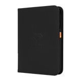 9-Pocket Karten-Binder Schwarz, Premium-Binder für Sammelkarten mit spritzwassergeschützter Oberfläche und glattem Reißverschluss.