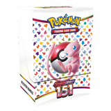 "Pokémon 151 Booster Bundle met Mew en Pokéball-design voor het Trading Card Game."