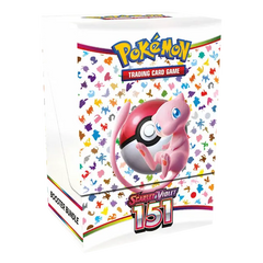 "Pokémon 151 Booster Bundle met Mew en Pokéball-design voor het Trading Card Game."