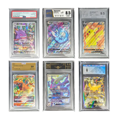 "Les pochettes PSA Slab Sleeves protègent les slabs de cartes à collectionner classées dans différentes tailles, y compris les cartes Pokémon en parfait état."