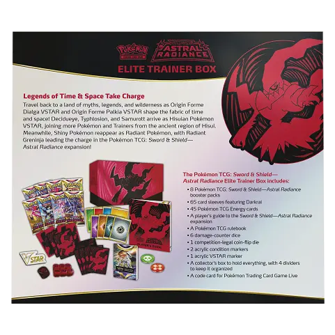 alt
Pokémon Schwert & Schild Astralglanz Elite Trainer Box - Beschreibung