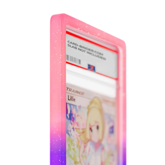PSA Slab Guard - Blooming in beautiful purple and pink gradient, protecting a Lillie PSA 10 Slab.