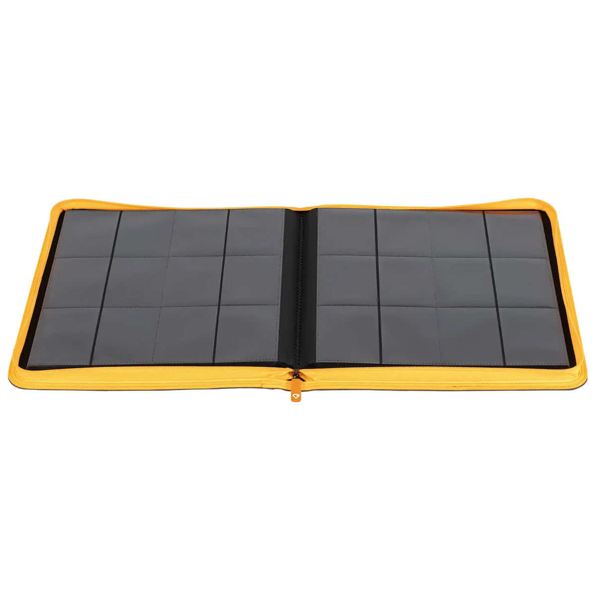 12-Pocket Card Binder - Trove Limited displayed open, showcasing compartments for standard trading cards.