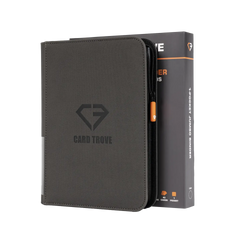 Oversized Jumbo Card Binder shown with packaging, designed for oversized trading cards with durable, splash-resistant material.
