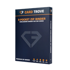 Reliure 9 pochettes bleue, reliure premium à chargement latéral pour 360 cartes à collectionner standard.