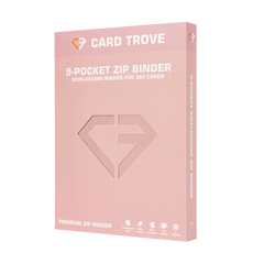 9-Pocket-Kartenbinder Pink mit seitlichen Fächern für 360 Standard-Sammelkarten in Premium-Design.