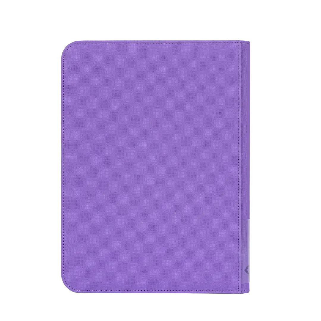 9-Pocket Karten-Binder Lila, Premium-Binder in Lila für 360 Standard-Sammelkarten.
