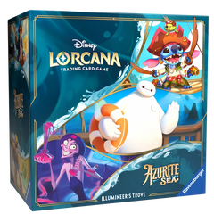 Disney Lorcana Azurite Sea Illumineer's Trove featuring new characters and magical adventures.