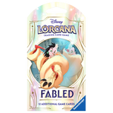 Fabled Sleeved Booster pack met Disney Lorcana-personages met 12 extra spelkaarten.