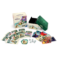 "Archazia's Island Illumineer's Trove met booster packs, opbergdoos en verzamelobjecten van Disney Lorcana."