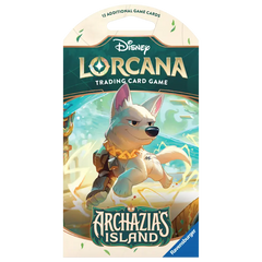 Archazia's Island Sleeved Booster pack met artwork van het Disney Lorcana ruilkaartspel.