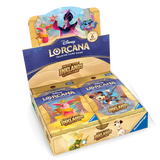 Into the Inklands Japanese Booster Box featuring Disney Lorcana trading cards.