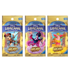 Into the Inklands Japanese Booster Box featuring Disney Lorcana trading cards.