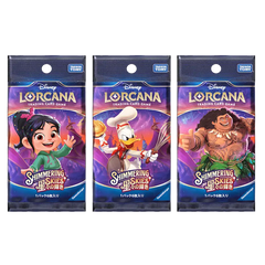 Shimmering Skies Japanese Booster Box featuring Disney characters from the Lorcana trading card game.