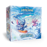 Winterspell Illumineer's Trove mit Stitch und Angel in einer verschneiten Abenteuerkulisse.