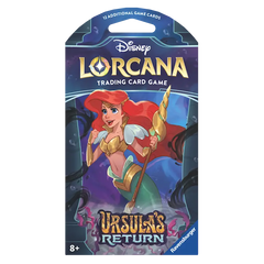 Ursula's Return Sleeved Booster pack featuring Disney Lorcana trading card game characters.