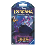 Ursula's Return Sleeved Booster pack featuring Ursula from Disney Lorcana, perfect for collectors and deck builders.