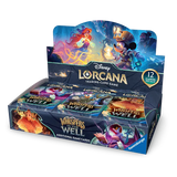 "Whispers in the Well Booster Box für das Disney Lorcana Sammelkartenspiel mit 12 Karten pro Packung."