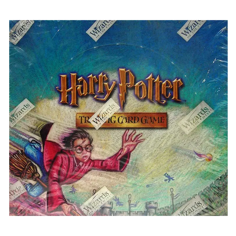HP Quidditch Cup Booster Pack mit Artwork des Harry Potter Trading Card Game.