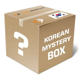 Korean Mystery Box with a question mark design, featuring cirdbinder.com branding and Korean flags.