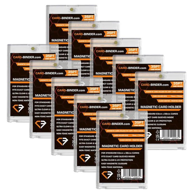 10er-Pack magnetische Kartenhalter