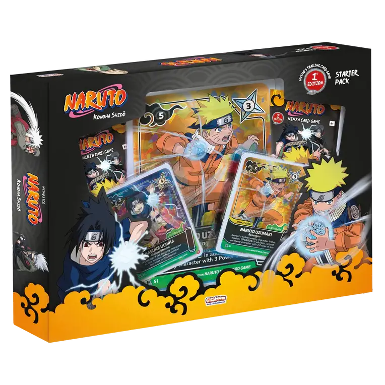alt
Naruto TCG Special Box Naruto und Sasuke Erstauflage mit Starter-Pack und Sammelkarten.