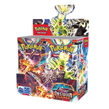 "Pokémon SV03 Obsidian Flames Booster Box mit 36 Kartenpacks für begeisterte Sammler und Spieler."