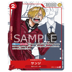 "One Piece 25th Anniversary Collection Sanji OP01-013 Karte mit lebendigen Bildern und Charakterdetails."