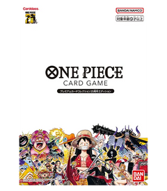 alt
One Piece 25th Anniversary Collection Premium Card Game mit ikonischen Charakteren und lebendigen Illustrationen.