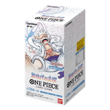 "Booster Box Japanse editie 'Awakening of the New Era' met One Piece TCG en cartoonkarakterontwerp."