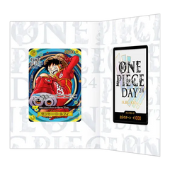 alt
One Piece Day 2024 Promo Kollektion mit Monkey D. Luffy und Don Promo-Karten.